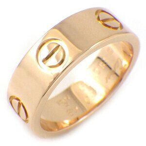 Cartier Ring Love Classic Model MM 18K Pink Gold 49
